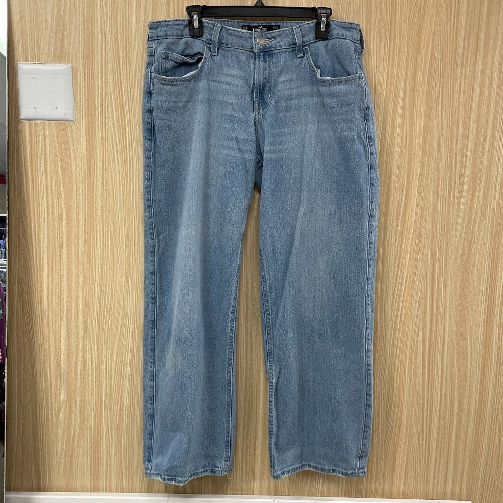 Hollister Light Blue Straight Leg Jeans